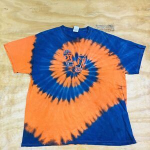 Vintage Detroit Tigers Tye-Dye Graphic T-shirt Size XL